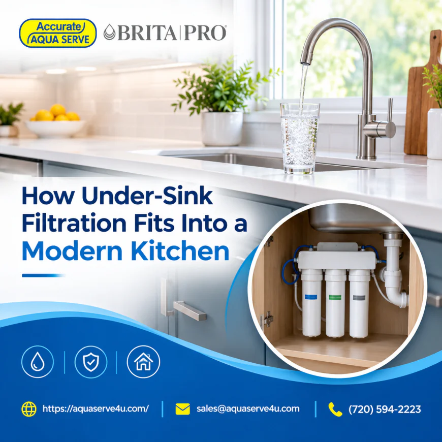 How Under-Sink Filtration Fits Into a Modern Kitchen | Accurate Aqua Serve