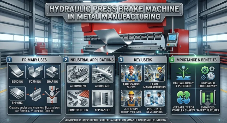 Hydraulic Press Brake Machine: Uses, Applications, Users, and Importance in Metal Manufacturing