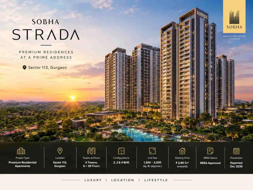Sobha Strada Sector 106: Road Connectivity and Transport