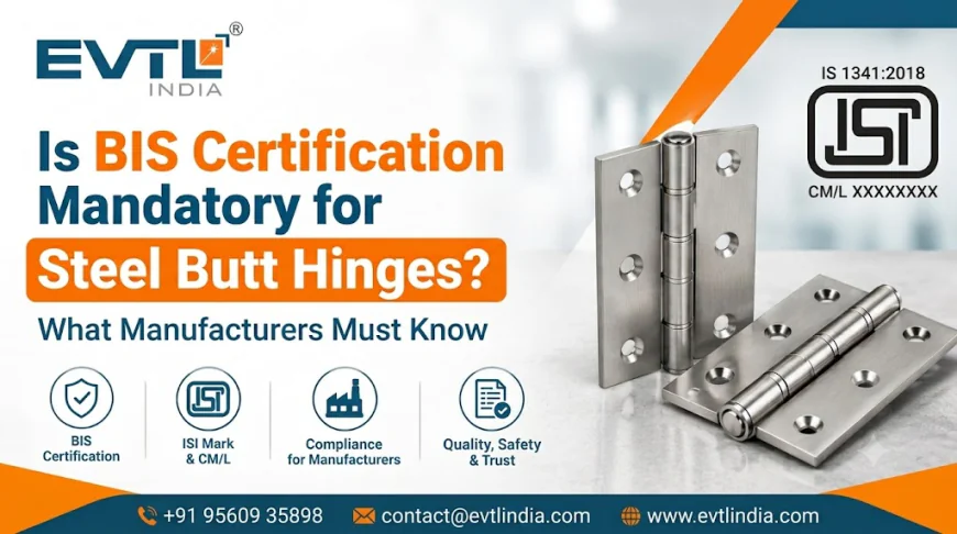 BIS Testing Requirements for Steel Butt Hinges: Easy Checklist for Makers
