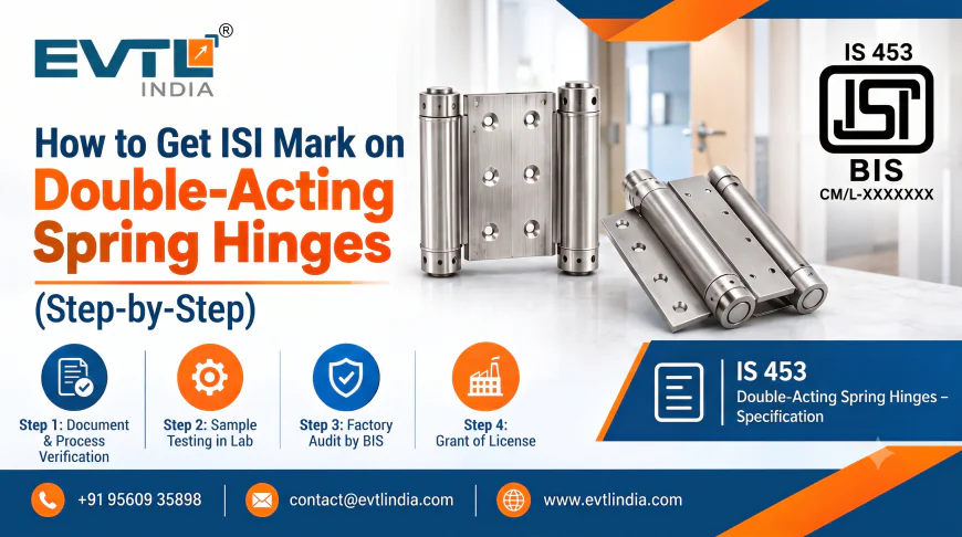How to Get ISI Mark on Double-Acting Spring Hinges (Step-by-Step)