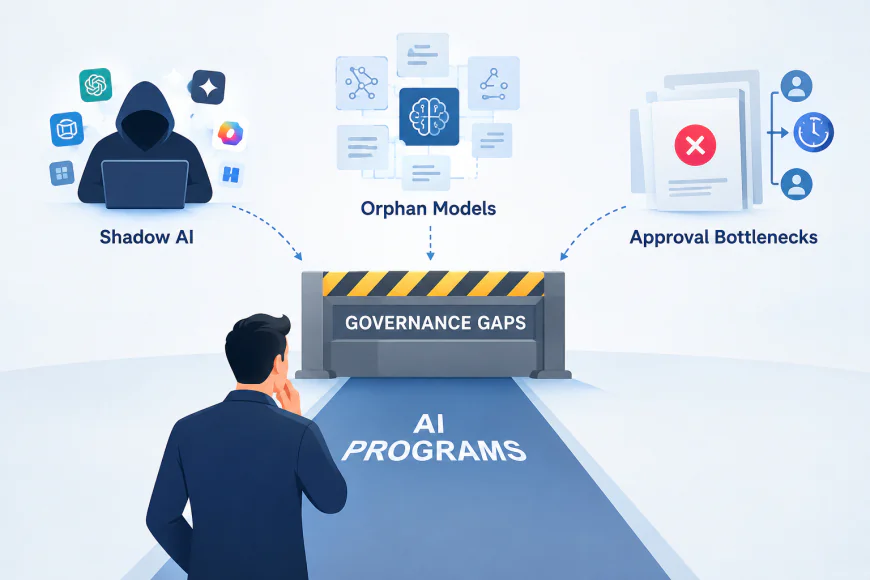 Shadow AI, Orphan Models and Approval Bottlenecks: The Governance Gaps Behind Stalled AI Programs