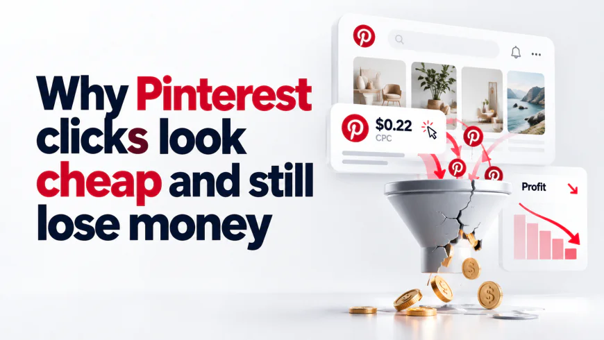 Why Pinterest clicks look cheap and still lose money