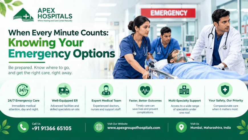 When Every Minute Counts: Knowing Your Emergency Options