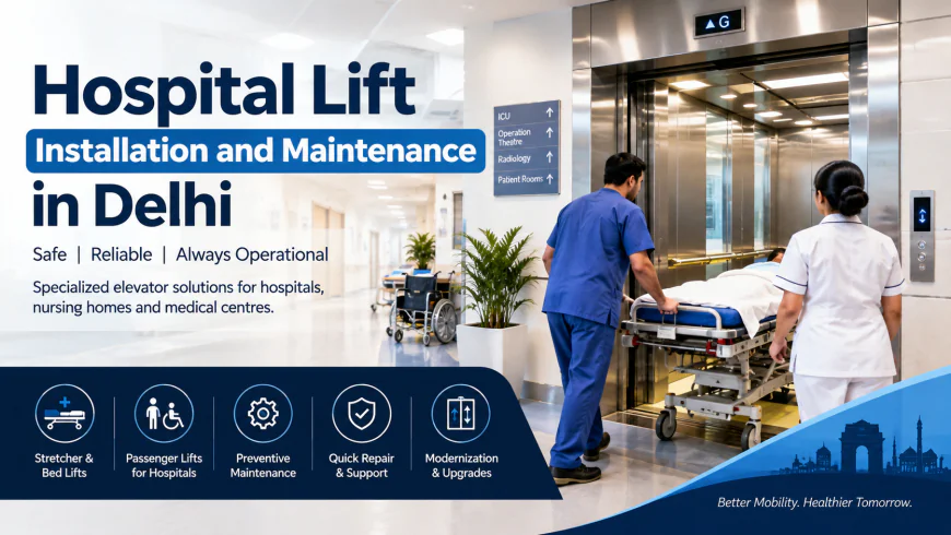 Hospital Lift Installation and Maintenance in Delhi
