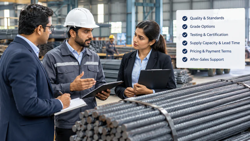 What Should Procurement Teams Ask a TMT Bar Company Before Placing an Order?