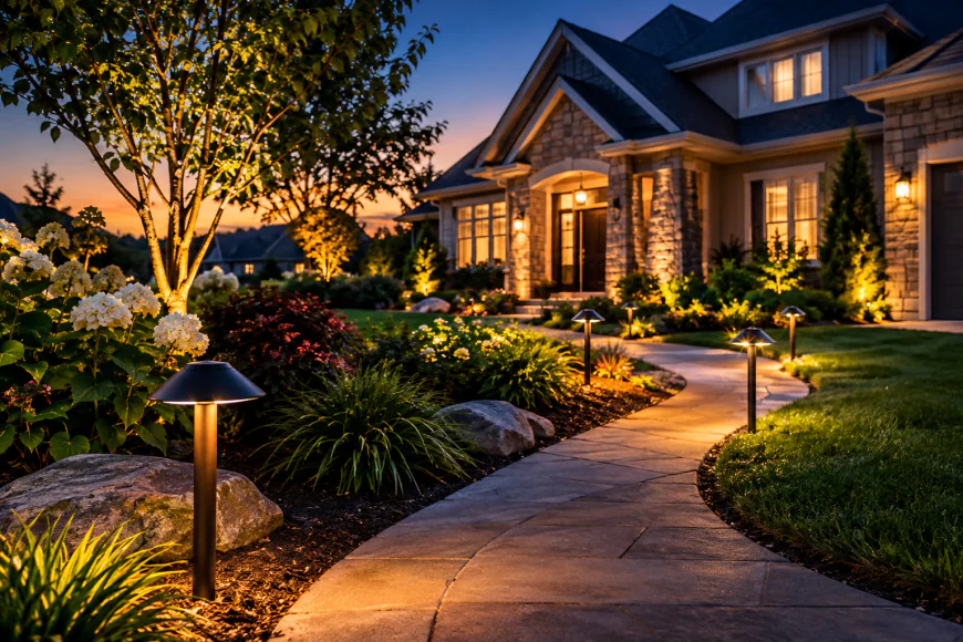 How Professional Landscaping Lights Near Me Can Improve Safety and Style