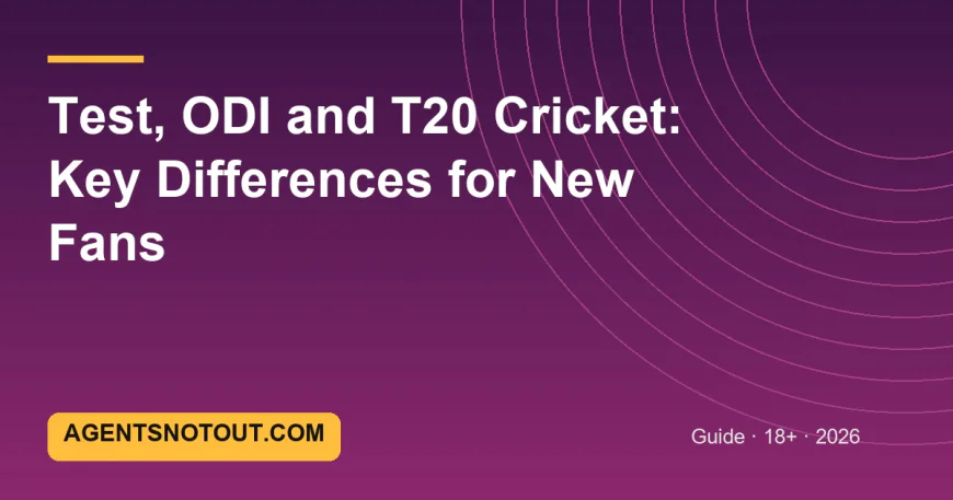 Test, ODI and T20 Cricket: Key Differences for New Fans