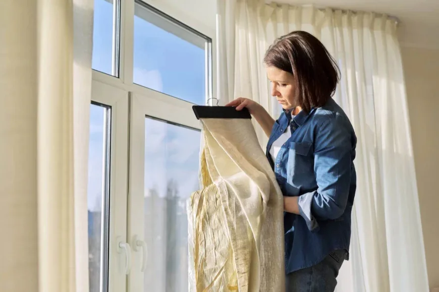 How to Wash Curtains and Drapes Safely: A Guide to Fabric Care, Drying, and Maintenance