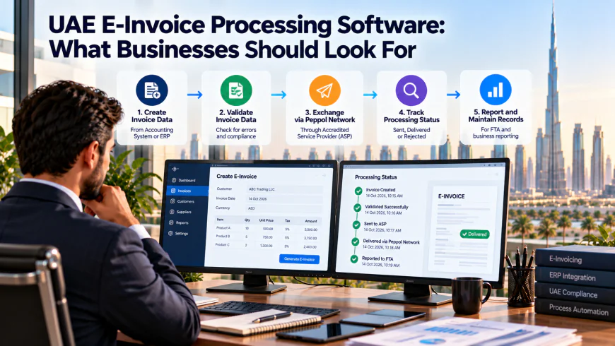 UAE E-Invoice Processing Software: What Businesses Should Look For