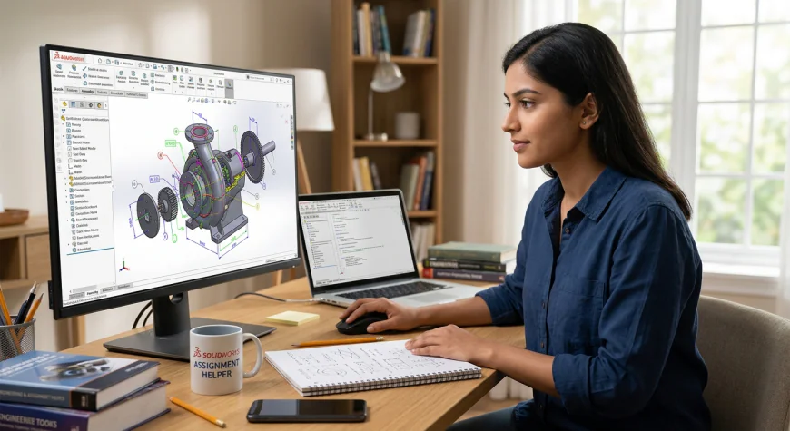 SolidWorks Assignment Help UK | Get Expert Help with CAD Projects & Reports