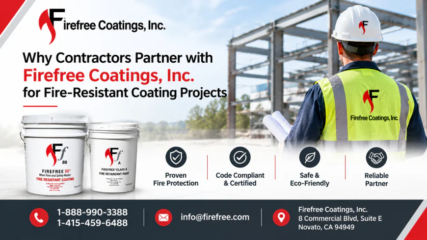 Why Contractors Partner with Firefree Coatings, Inc. for Fire-Resistant Coating Projects