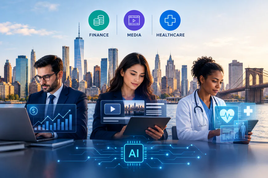 AI in New York: What Finance, Media and Health Teams Need