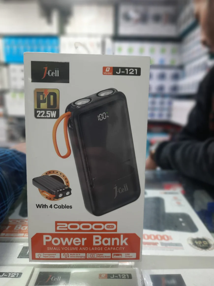J Cell Power Bank 20000mAh Price in Pakistan: Is It Worth Buying?