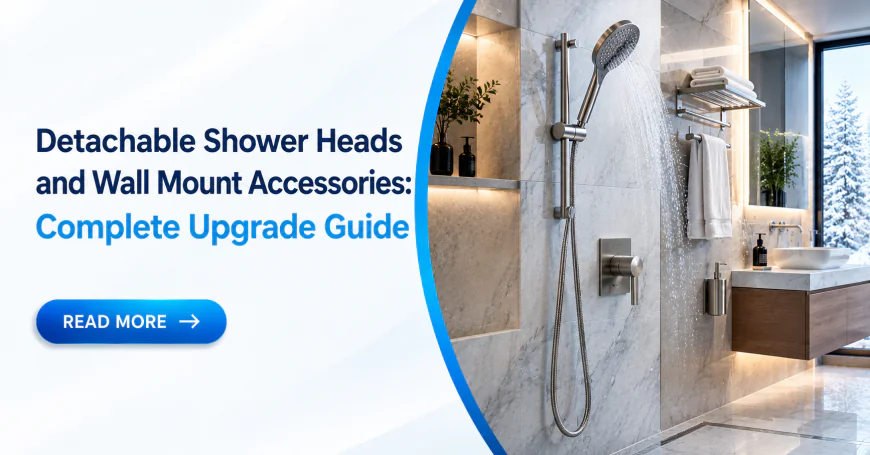Detachable Shower Heads and Wall Mount Accessories: Complete Upgrade Guide