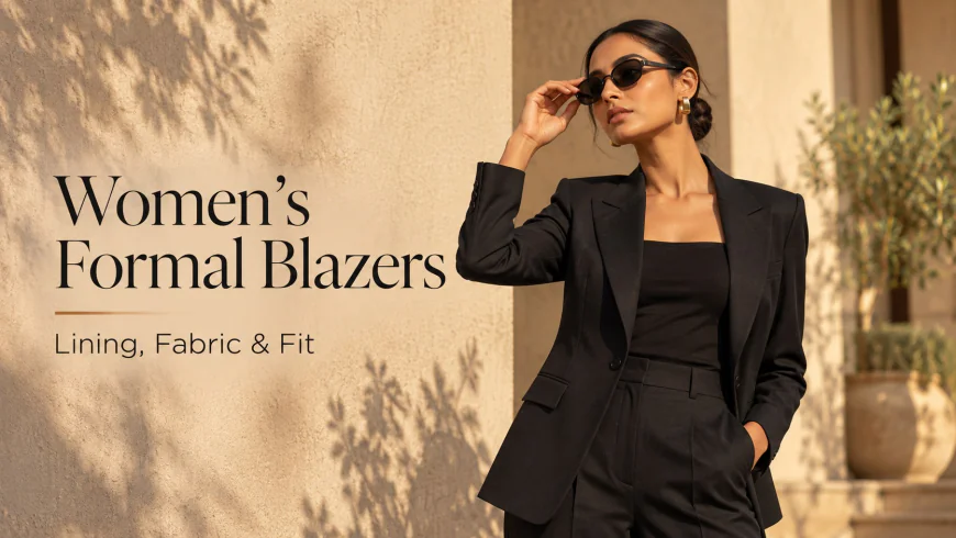 Women's Formal Blazers in Indian Summer: Lining, Fabric and Fit
