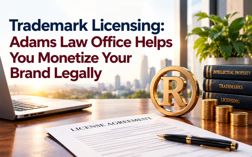 Trademark Licensing: Adams Law Office Helps You Monetize Your Brand Legally