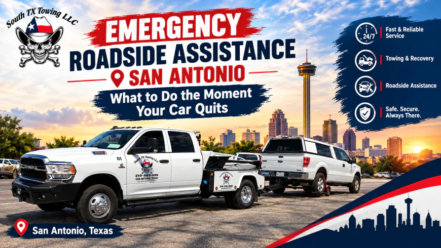 Emergency Roadside Assistance San Antonio: What to Do the Moment Your Car Quits