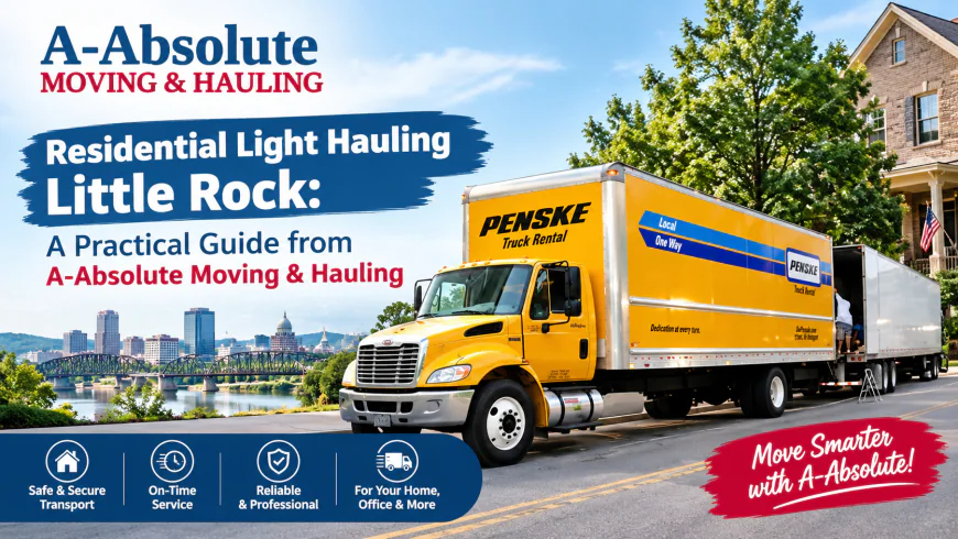 Residential Light Hauling Little Rock: A Practical Guide from A-Absolute Moving & Hauling