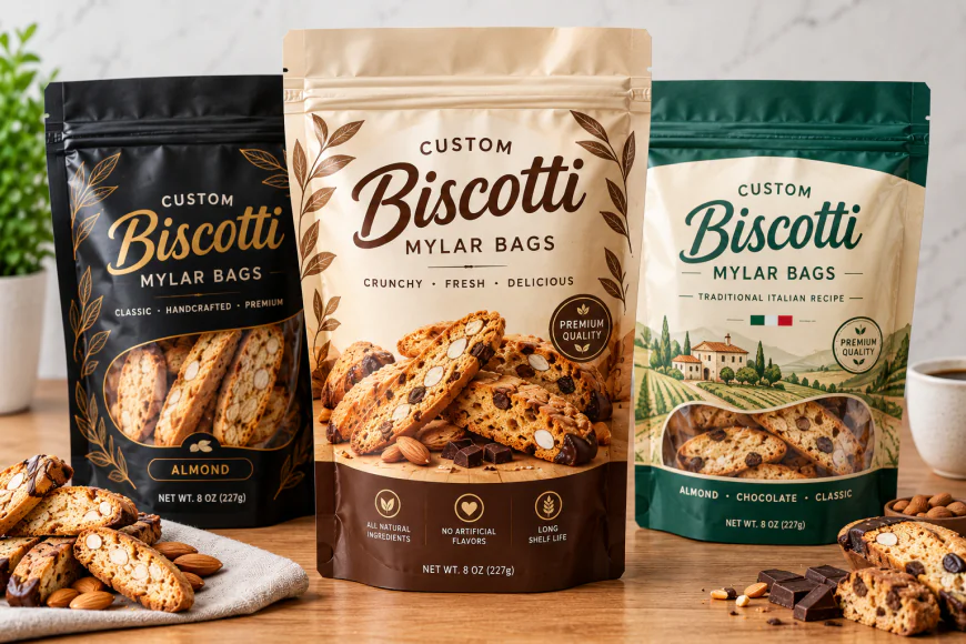 Custom Biscotti Mylar Bags: Best Packaging Guide