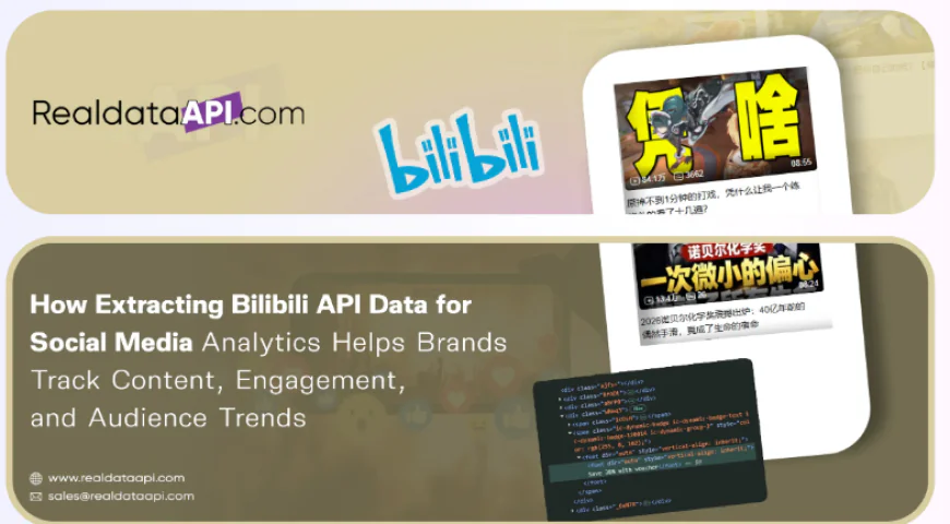 extracting Bilibili API data for social media analytics