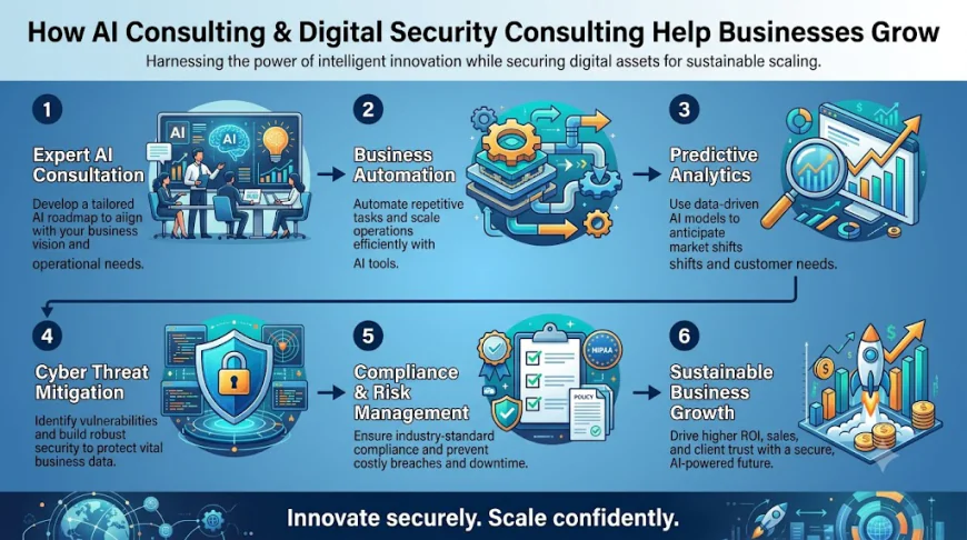 How AI Consulting Services and Digital Security Consulting Help Businesses Grow