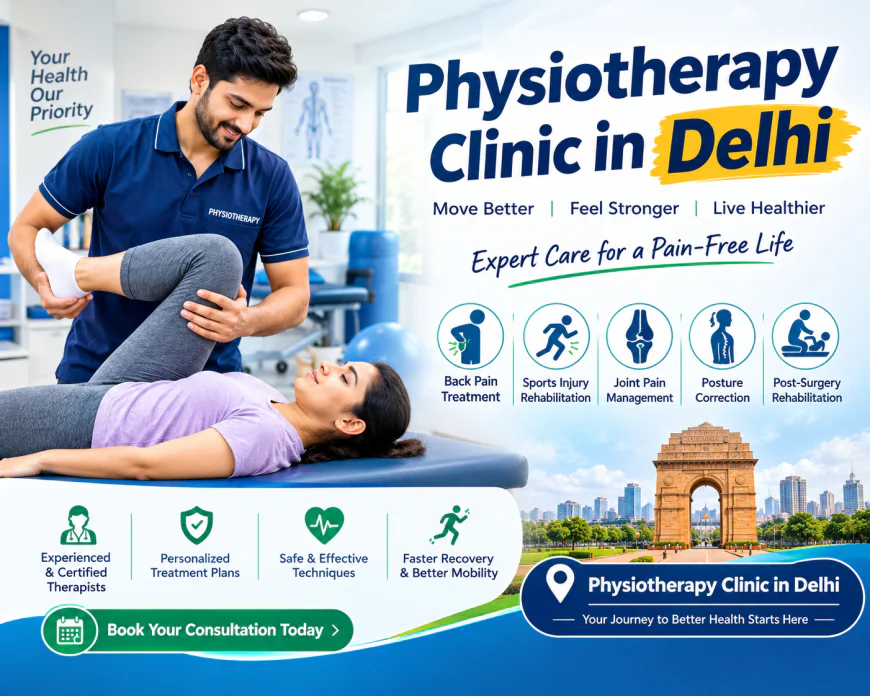Physiotherapy Clinic in Delhi for Pain Relief and Recovery
