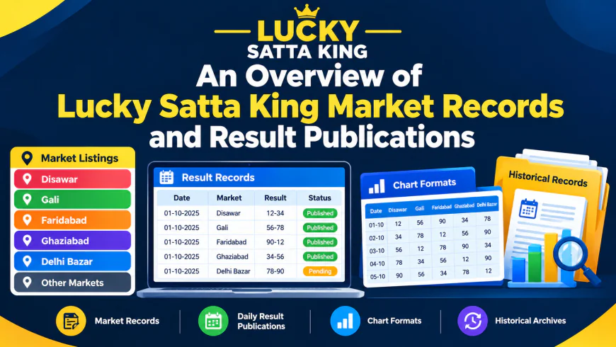 An Overview of Lucky Satta King Market Records and Result Publications