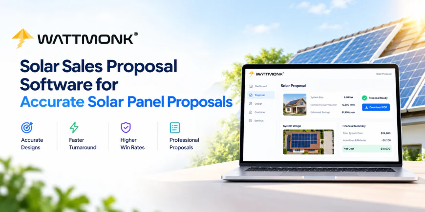 Solar Sales Proposal Software for Accurate Solar Panel Proposals