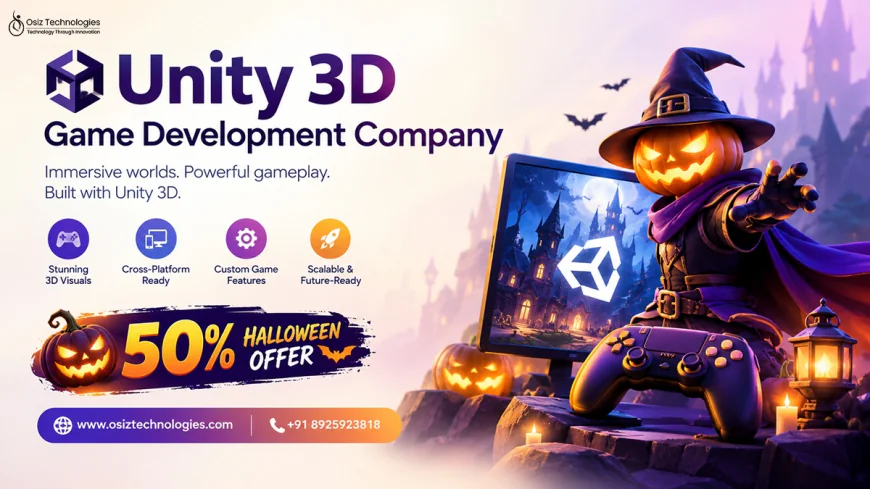 Turn Your 3D Game Ideas into Immersive Worlds with Unity - Get 50% OFF This Halloween  