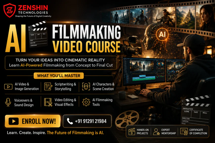 What skills should you learn to develop AI-powered films and creative video projects?