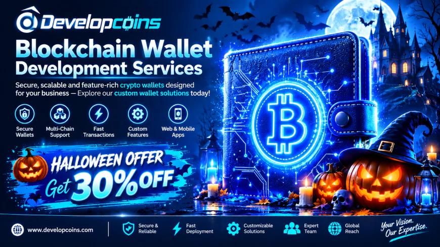 Halloween Special Offer on Blockchain Wallet Development Services – Build Your Crypto Wallet with Developcoins