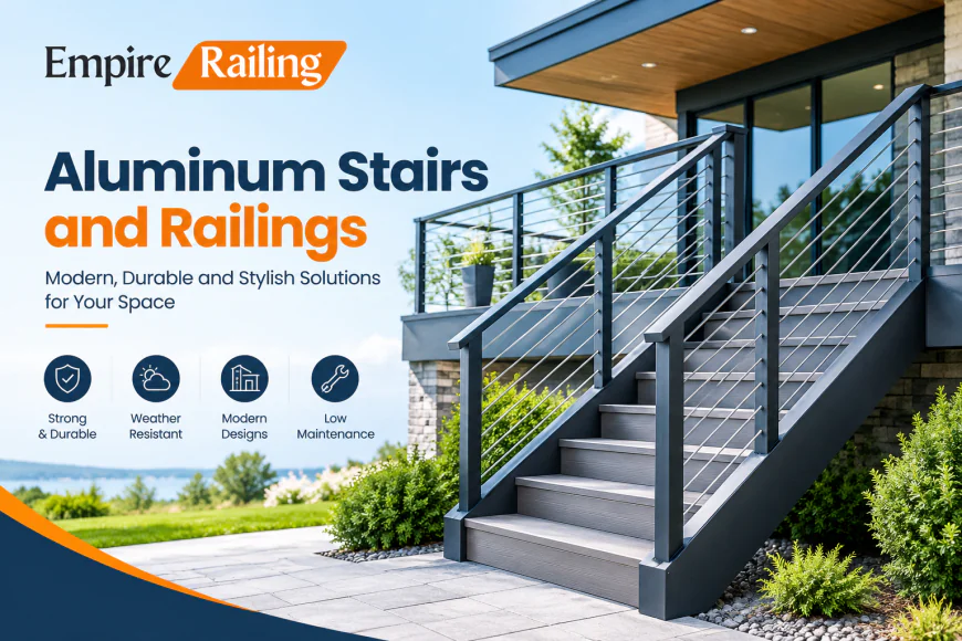 Aluminum Stairs and Railings: Choosing What Works for Your Property