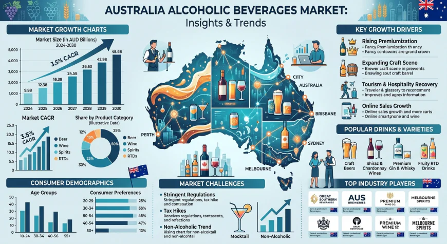 Australia Alcoholic Beverages Market Size, Share, Report 2026-2034