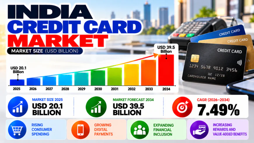 India Credit Card Market Growth Trends and Industry Outlook: Forecast Through 2034