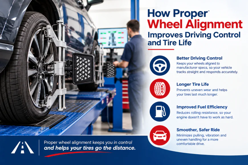 How Proper Wheel Alignment Improves Driving Control and Tire Life
