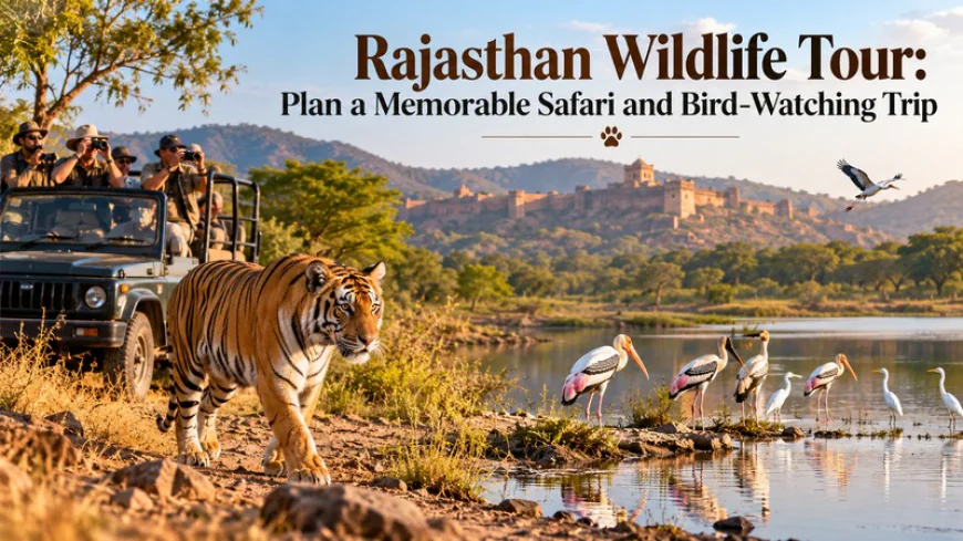 Rajasthan Wildlife Tour: Plan a Memorable Safari and Bird-Watching Trip