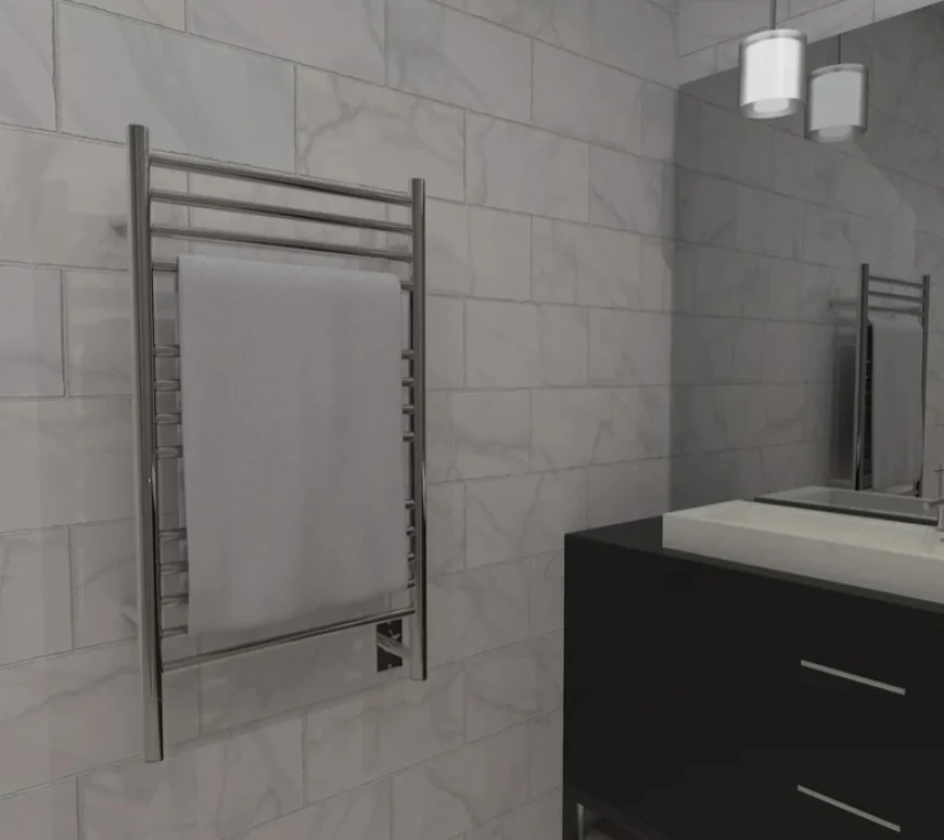 What to Think About When Fitting a Towel Warmer Into a Small Bathroom