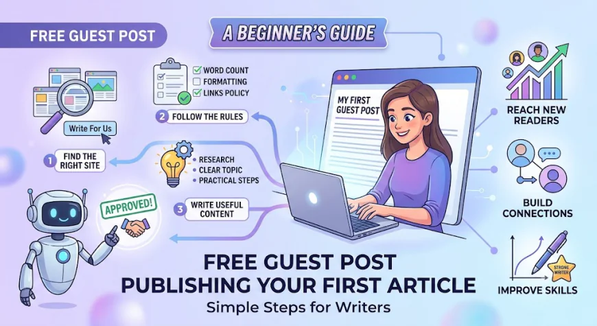 Free Guest Post: A Beginner's Guide to Publishing Your First Article