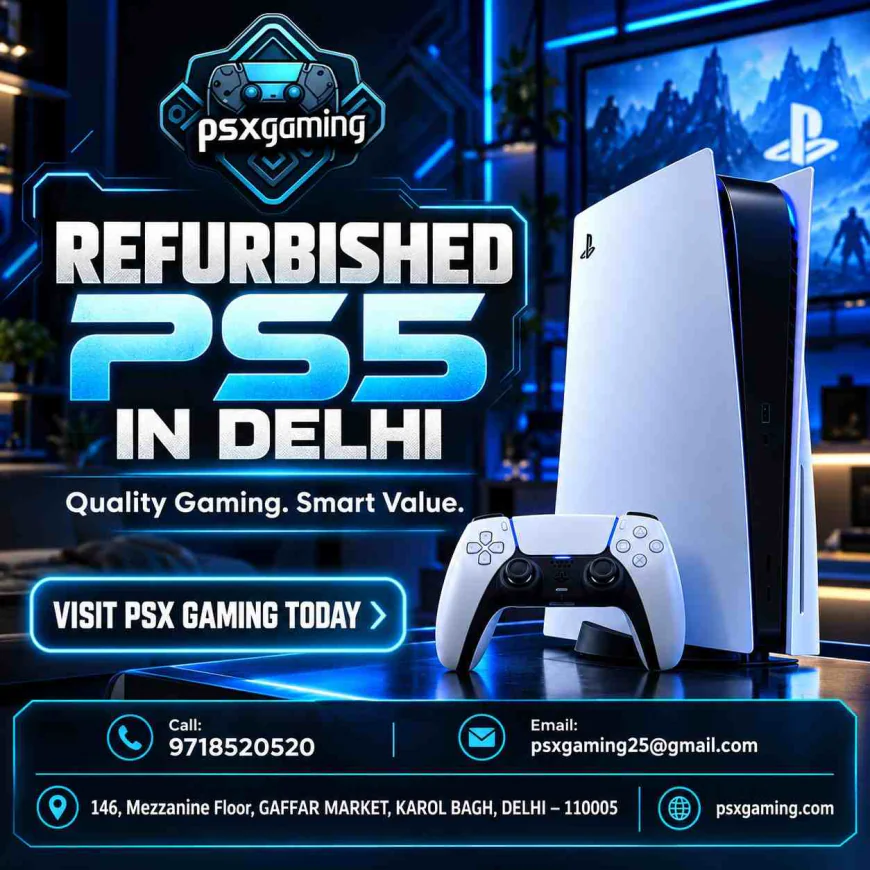 Best Refurbished PS5 in Delhi: What Every Gamer Should Know