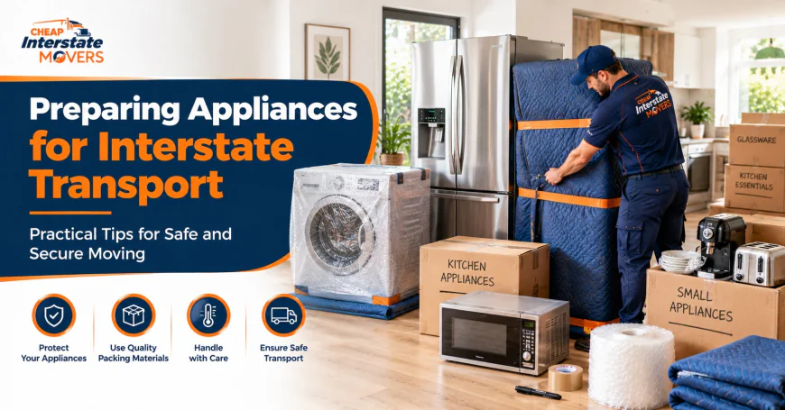 Preparing Whitegoods and Kitchen Appliances for Interstate Transport