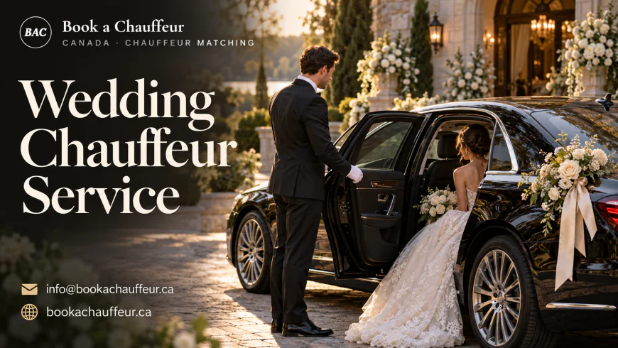 Wedding Chauffeur Service vs. Rideshare & Taxis: Why Professional Transport Wins for Canadian Weddings?