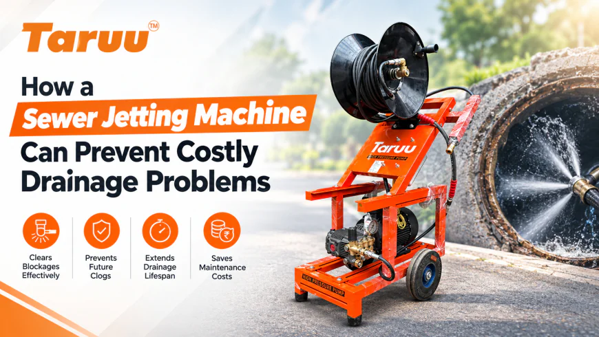How a Sewer Jetting Machine Can Prevent Costly Drainage Problems