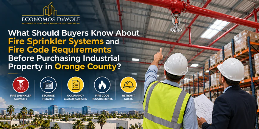 What Should Buyers Know About Fire Sprinkler Systems and Fire Code Requirements Before Purchasing Industrial Property in Orange County?