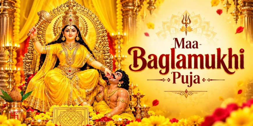 Understanding the Symbolism of Maa Baglamukhi’s Gadha