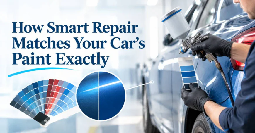 How Smart Repair Matches Your Car’s Paint Exactly
