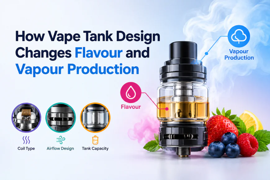 How Vape Tank Design Changes Flavour and Vapour Production?