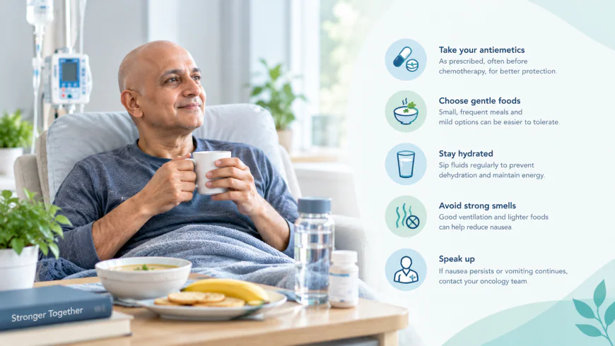 How to Manage Chemotherapy-Induced Nausea and Vomiting With Proper Care and Medication