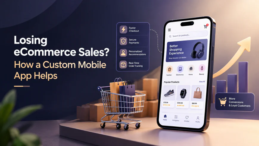 Losing eCommerce Sales? How a Custom Mobile App Can Help You Win Back Customers