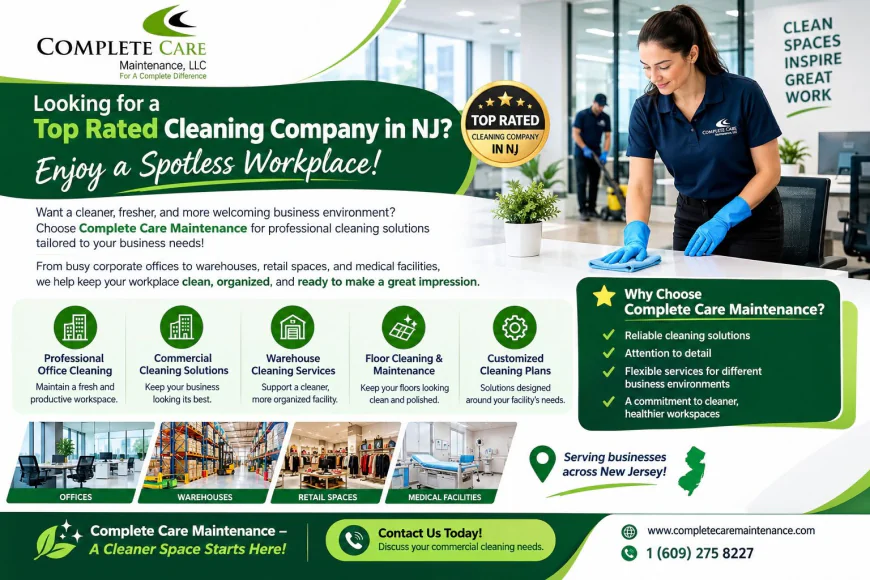 Keep Your Workplace Spotless with New Jersey Floor and Office Cleaning Services